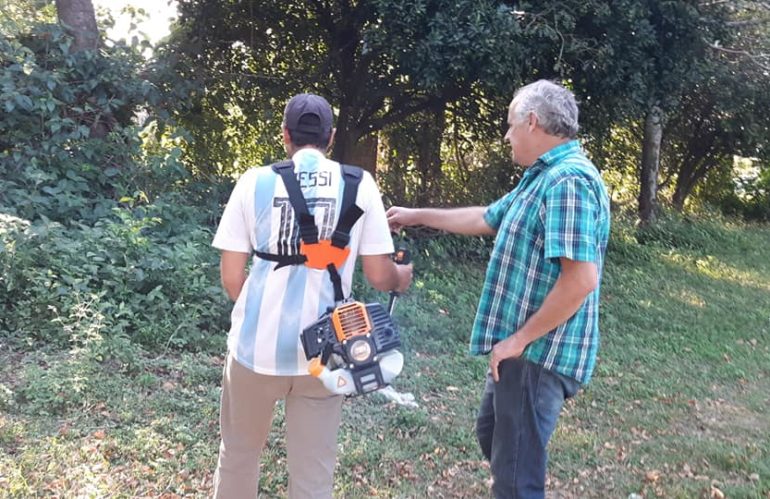 Trabajan en mejoras para la Quinta de Santa Ana