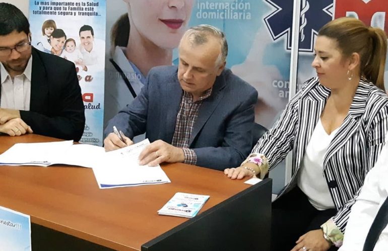 Iosap y Mega Salud firman convenio para ampliar servicios