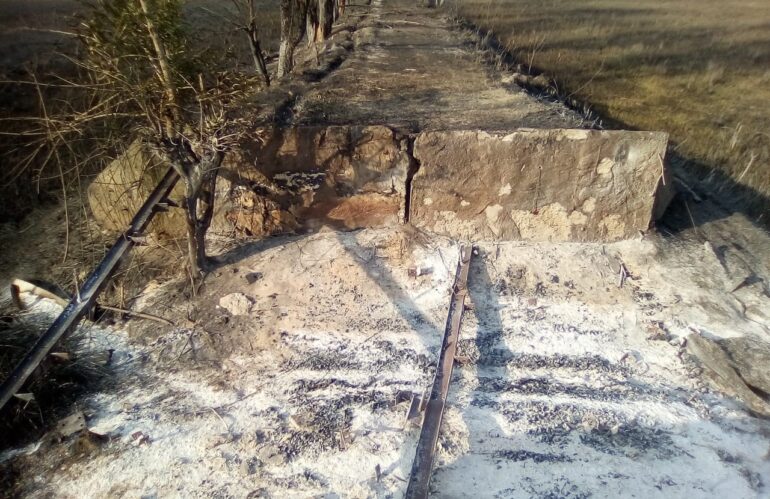 Incendio consumió parte de La Quinta de Santa Ana